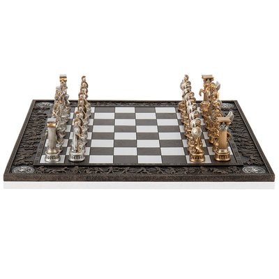 Набір шахів "Греція" чорна доска, 43,3х43,3 см 77745AB фото