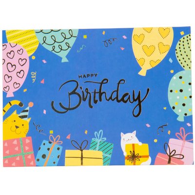 Серия открыток "Happy birthday", 2 вида 9008-002 фото