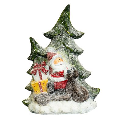 Статуэтка "Дед мороз с ёлкой" 50 см. 005NQ фото