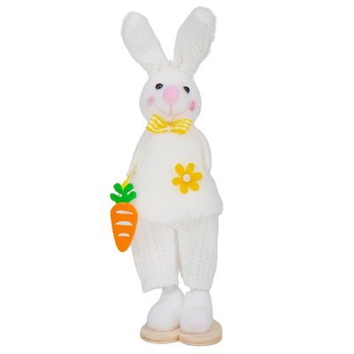 Фігурка "Кролик", білий, 20 см 9109-023 фото