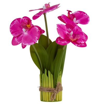 Букет орхідей, рожевий, 26 см 8921-030 фото