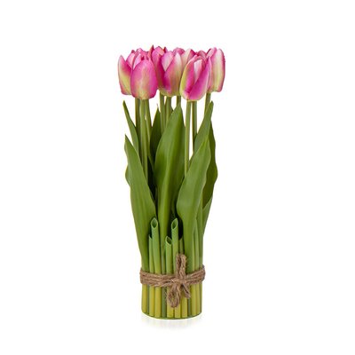 Букет тюльпанів 29 см, рожевий 8931-005 фото