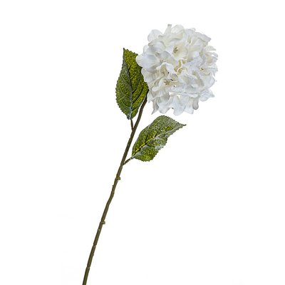 Цветок новогодный 66 см белый 6008-019 фото