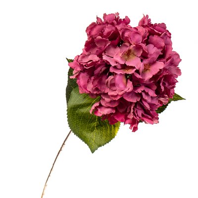 Цветок искусственный "Гортензия фуксия" 2000-005PL фото