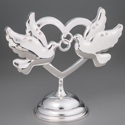 Фігурка "Два голуби на серці" (18*16 см) 142N фото
