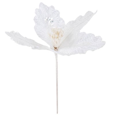 Декоративный цветок "Белая лилия" 6019-040 фото