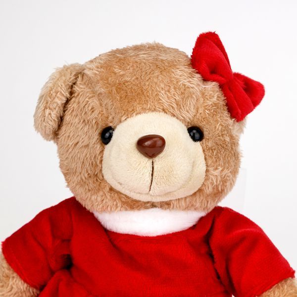 М'яка іграшка "Ведмедик коричневий у новорічному вбранні", 30 см * Рандомний вибір дизайну 6049-005 фото