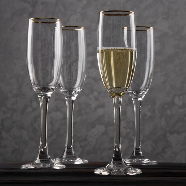 Бокал для шампанского "Шардоне" 4 шт. 18904-011 фото