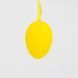 Набор из 5 подвесных флоковых крашанок, желтый, 7 см 5103-002/yellow фото 2