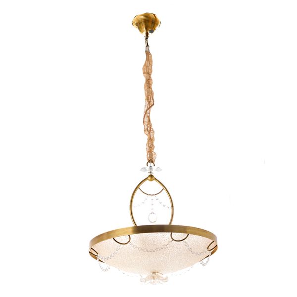 Люстра-подвес круглая в бронзовом цвете 50 см (3 лампы) (RL003) RL003 фото