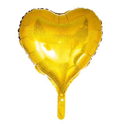 Повітряна куля "Серце"(gold) 8026-012 фото