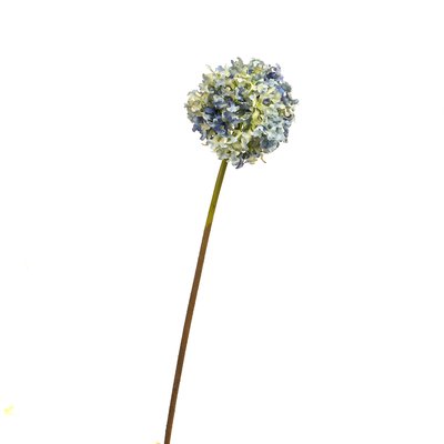 Квітка штучна "Гортензія куляста", синя 8100-067 фото