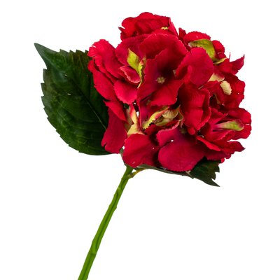 Квітка штучна "Гортензія", червона, 36 см 2000-051RD фото