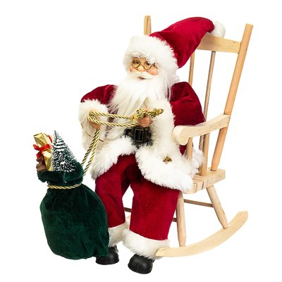 Фігура «Дід Мороз у кріслі-качалці» (30*20) 034NC фото