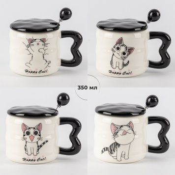 Кружка "Муркотик", 350 мл * Рандомний вибір дизайну 9255-008 фото