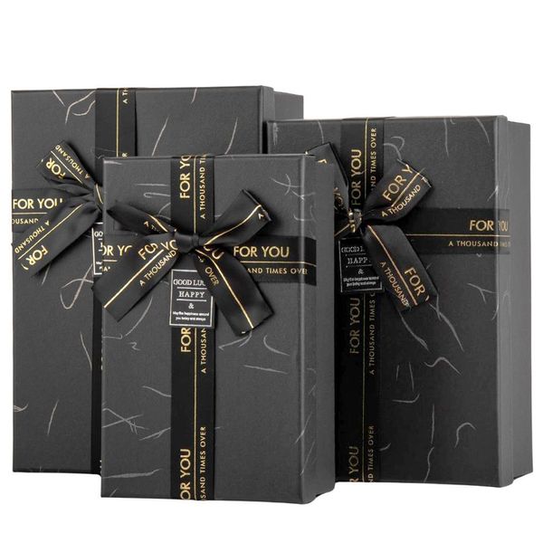 Набір з 3 коробок "Феєрія Емоцій", чорний 9060-012 фото