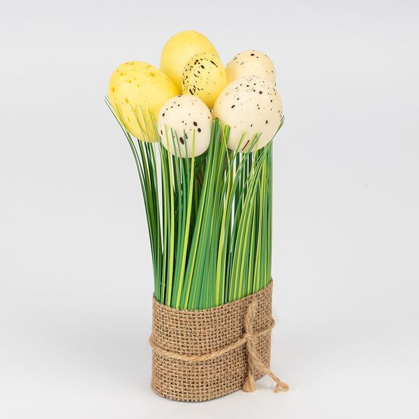 Пасхальная композиция &laquo;Желтые крашенки&raquo;, 18 см 5008-003 фото