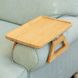 Бамбуковий столик-накладка на підлокітник дивану, 26,5*38 см 9031-002 фото 1