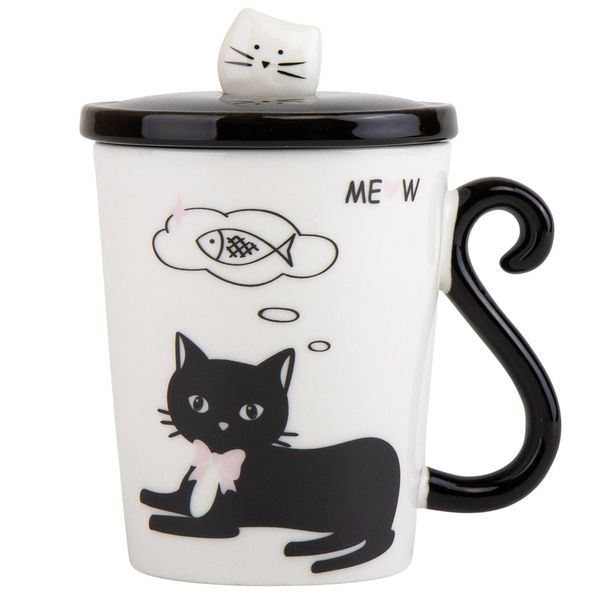 Кружка "Черная кошка", 370 мл * Рандомный выбор дизайна 9028-010 фото