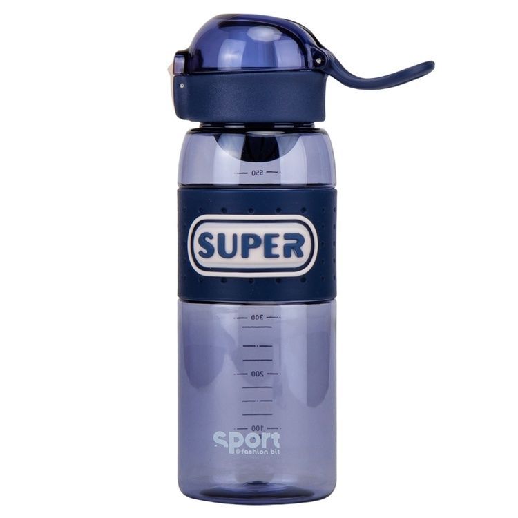 Пляшка для спорту "Super", 600 мл * Рандомний вибір дизайну 9110-001 фото