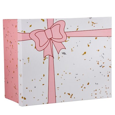Набір з 10 коробок "Бант", рожевий, 25,5*30*16,5 см 9076-003 фото