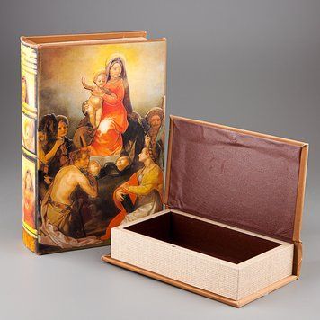 Книга-шкатулка "Мария с Иисусом" (18*7*27 см) 0941KSH фото