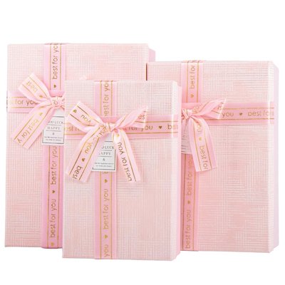 Набір з 3 коробок "Дари кохання", рожевий 9060-002 фото