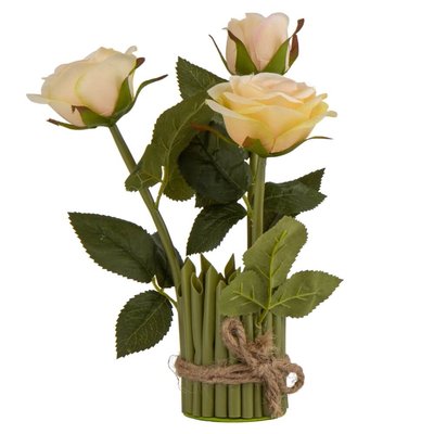 Букет троянд, ніжно-помаранчевий, 23 см 8921-040 фото