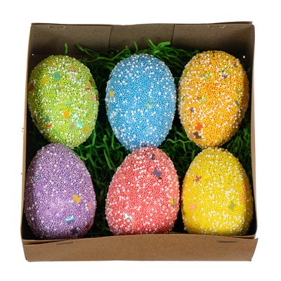 Коробка з кольоровими яйцями (6шт) 8108-015 фото