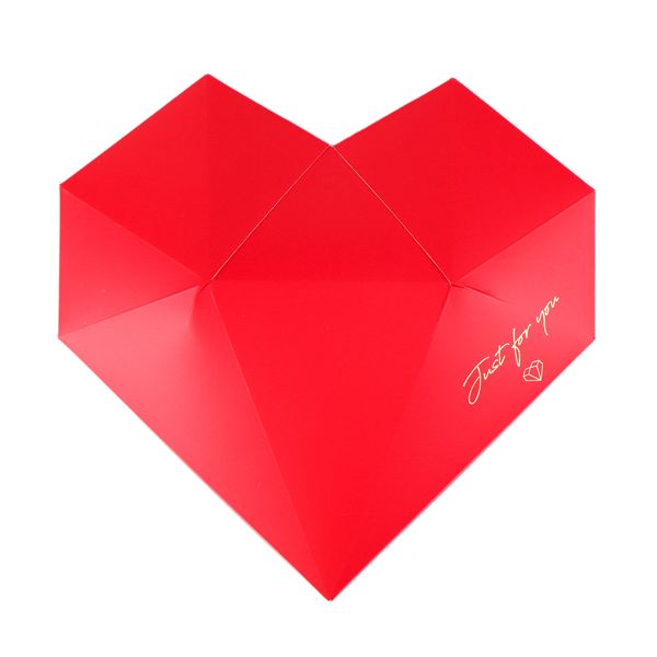 Набір із трьох коробок "Любляче серце", червоний 8929-018 фото