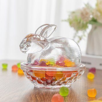 Ємність для зберігання "Кришталевий кролик" 12*8,5*9 см 5100-003 фото