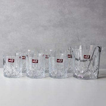 Набор из 6 стаканов и ведерка для льда, 900 мл 9177-005 фото