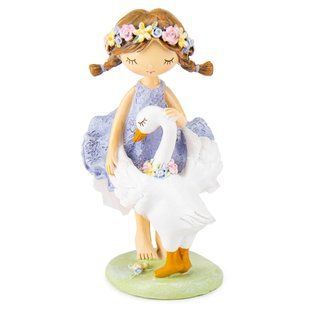 Фігурка "Дівчинка з лебедем", 17,5 см 6013-035 фото