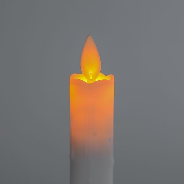 Набор из 2 светодиодных свечей (LED), белый, 25,5 см 6032-011 фото