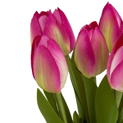 Букет тюльпанів, рожевий, 18 см 8921-013 фото