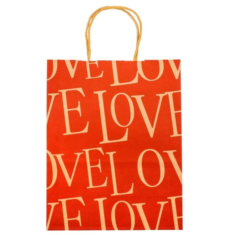 Подарочный пакет "Love", 21*27 см. * Рандомный выбор дизайна. 9172-011 фото