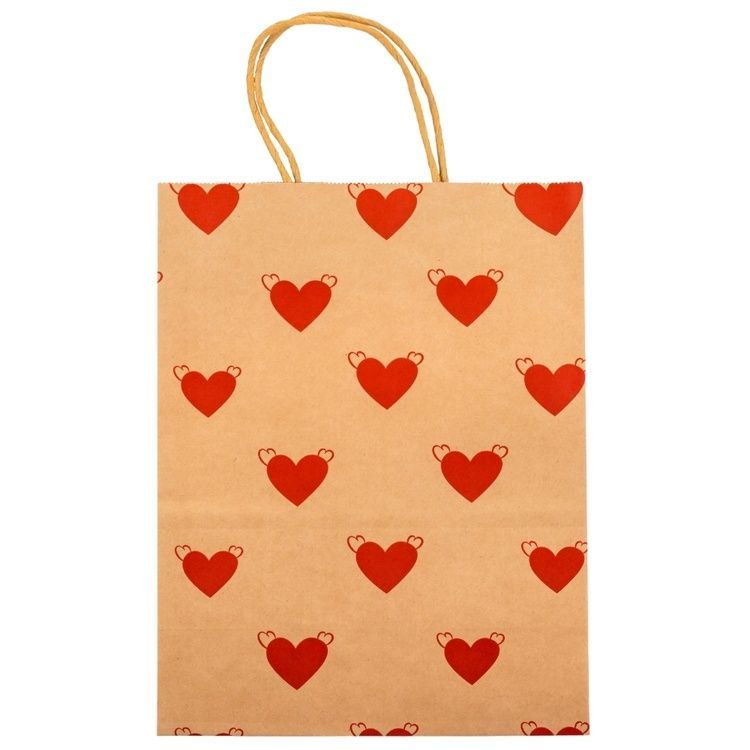 Подарочный пакет "Love", 21*27 см. * Рандомный выбор дизайна. 9172-011 фото