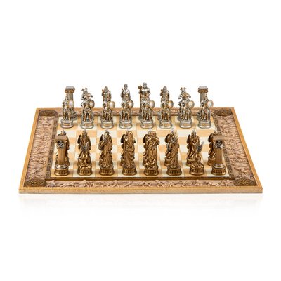 Набор шахмат "Греция", белая доска, 43,3х43,3 см 77745AA фото