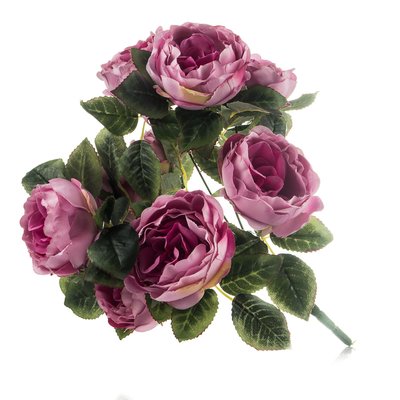 Букет троянд фіолетовий, 36 см 028FS-PL фото