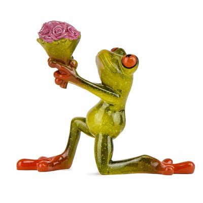 Статуетка "Романтичне жабеня", 12 см 9044-005 фото
