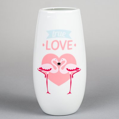 Керамічна ваза "Неземне кохання" 20 см 8413-018 фото